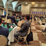 2025年5月18日　第69回 新潟支部定期大会　懇親会会場　イタリア軒　中村まい
